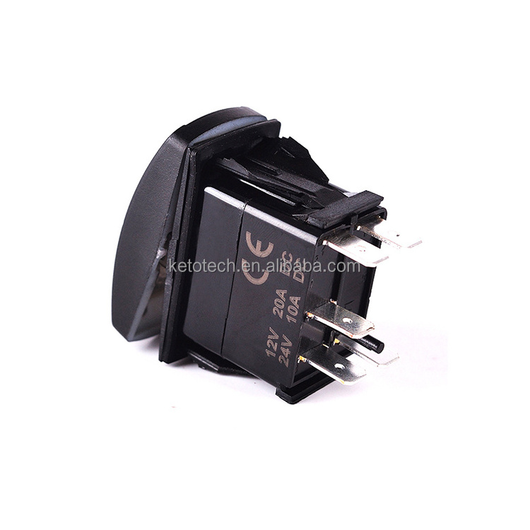 Customized laser car switch labels rocker switch for ZOMBIE LIGHT