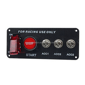 12V Racing car ignition Switch Panel with Engine Start Push Button