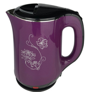 Purple color electric kettle with keep warm function 1.8L