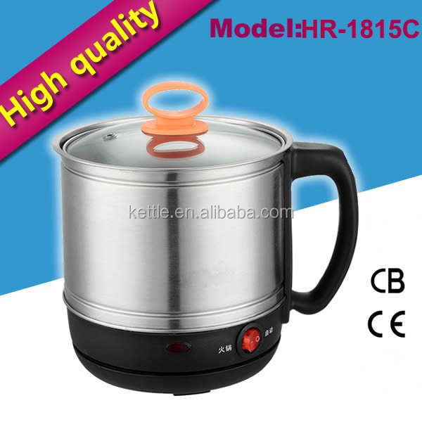 Kitchen appliance hot sale in korea Glass Lid Stainless steel Noodle Kettle Pot Cooking Pot