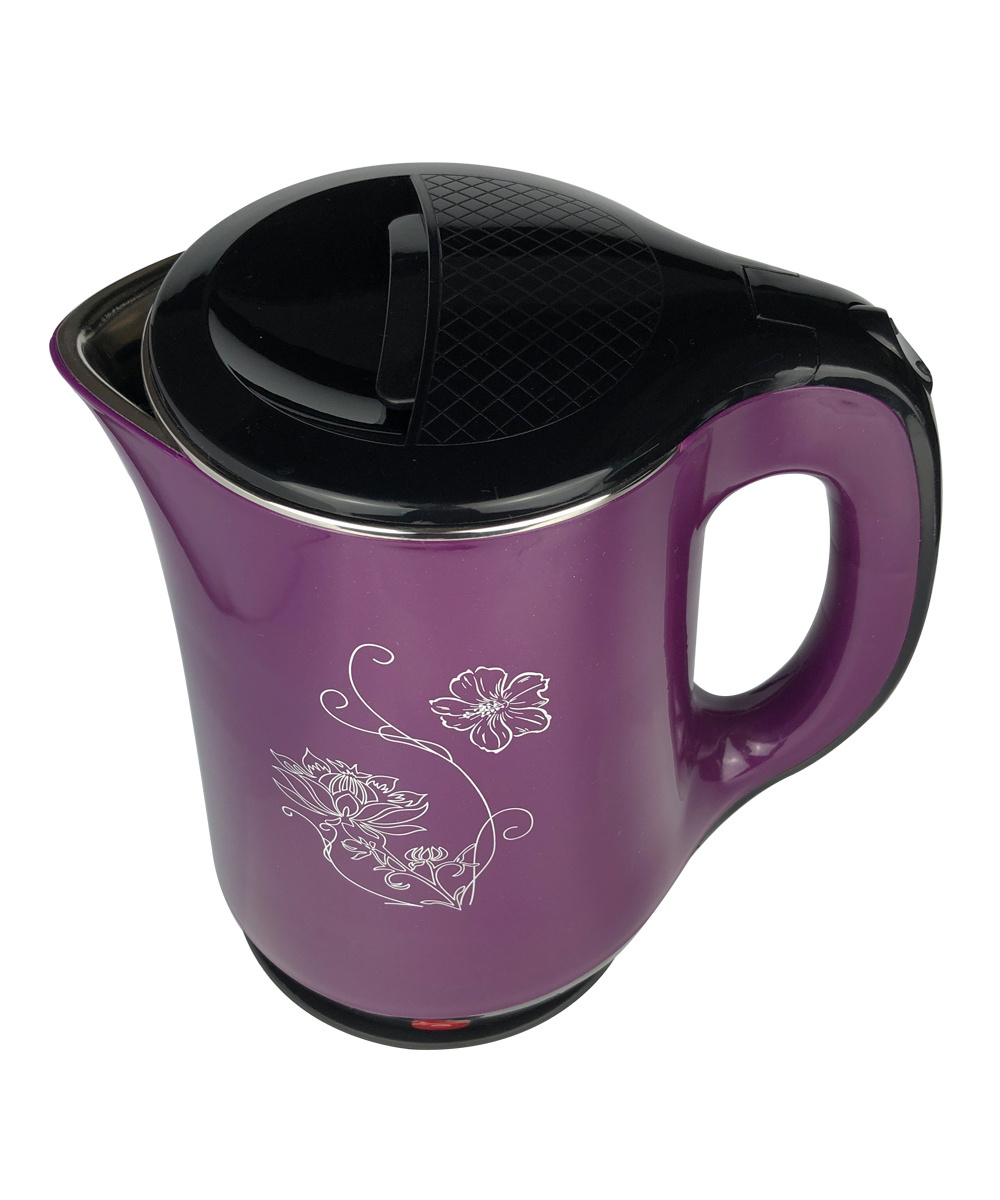 Purple color electric kettle with keep warm function 1.8L