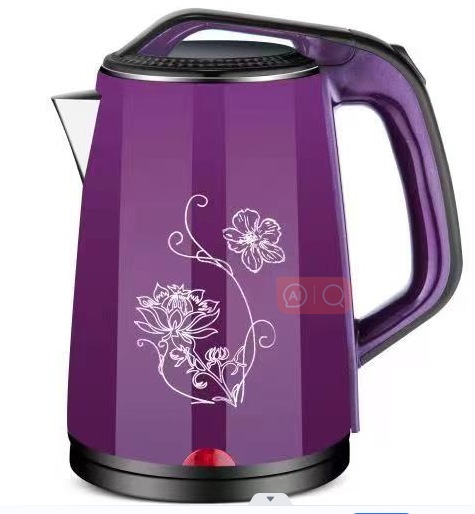 New 2.0L stainless steel double-layer anti-hot electric kettle wholesale