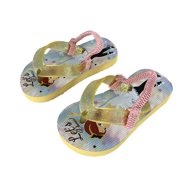 High Quality Cartoon Shoes Girls Flops Colorful Toddlers Slippers Kids Wholesale Beach Sandals Flip Flops