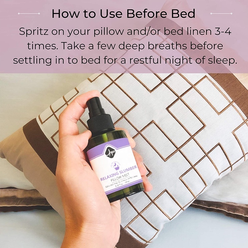 Private Label (high quality)Deep Sleep Pillow Mist Spray with Lavender Essential Oil Relaxing Aromatherapy Mist Deep Sleep Spray