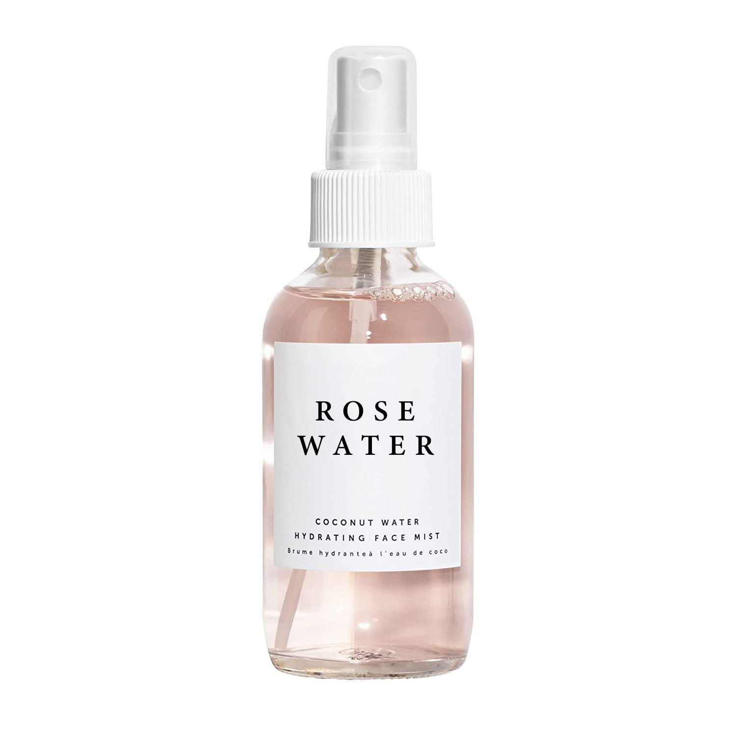 Private Label Skin Care Organic Rose Water Spray For Face Hyaluronic Acid Hydrating Refreshing Rose Water Face Toner