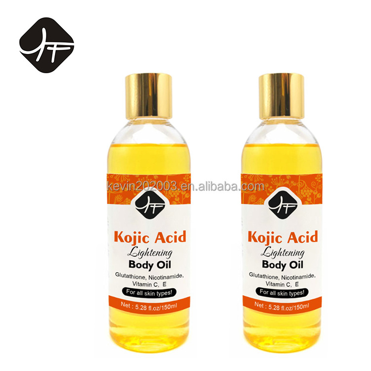 2023 Best &Hot selling Dark Spots Whitening Essential Oil for black skin Kojic Acid face &Body lightening oil face&body oil