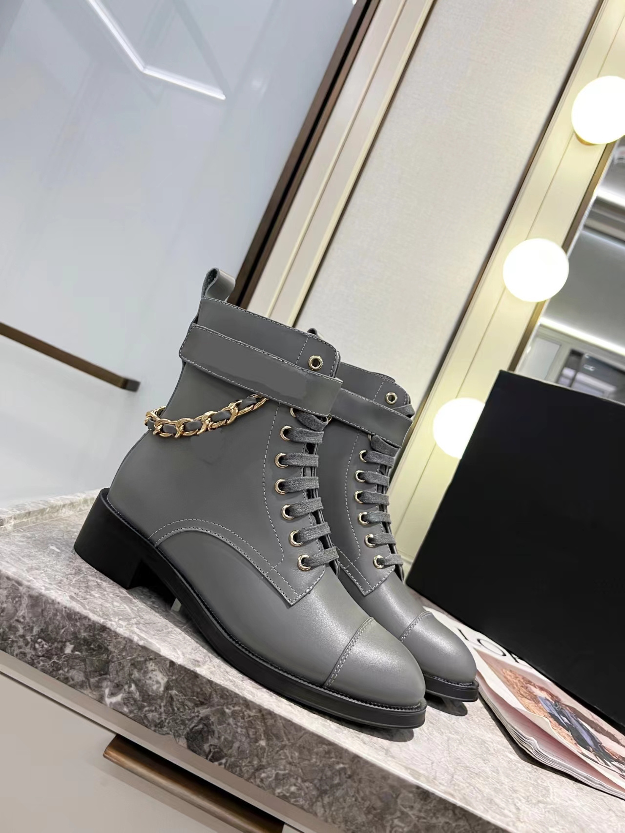 Popular new designs winter leather famous brand designer women shoes boots