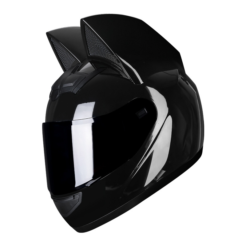 Woman Cool cat Anymal Series helmet Road motorbike Full Face Motorcycle Helmet With Clear Visor Bike Helmet