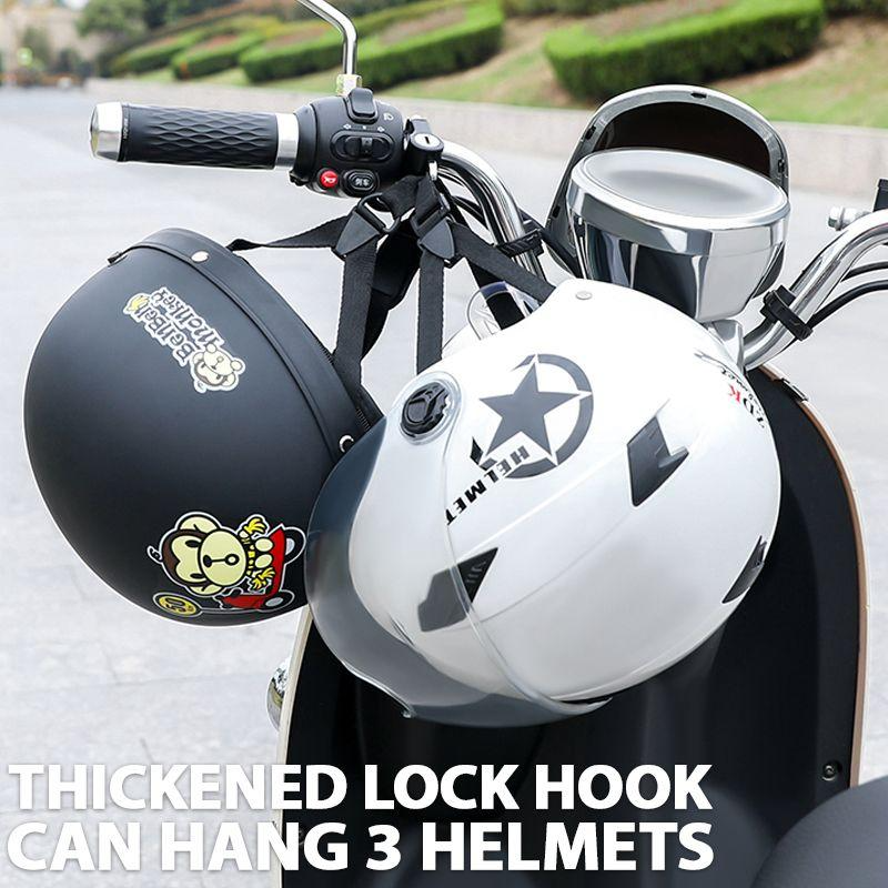 Anti-theft Helmet Lock Handlebar Lock Helmet Hook Universal Motorcycle Motorbike Dirt Bike Bicycle Helmet Lock