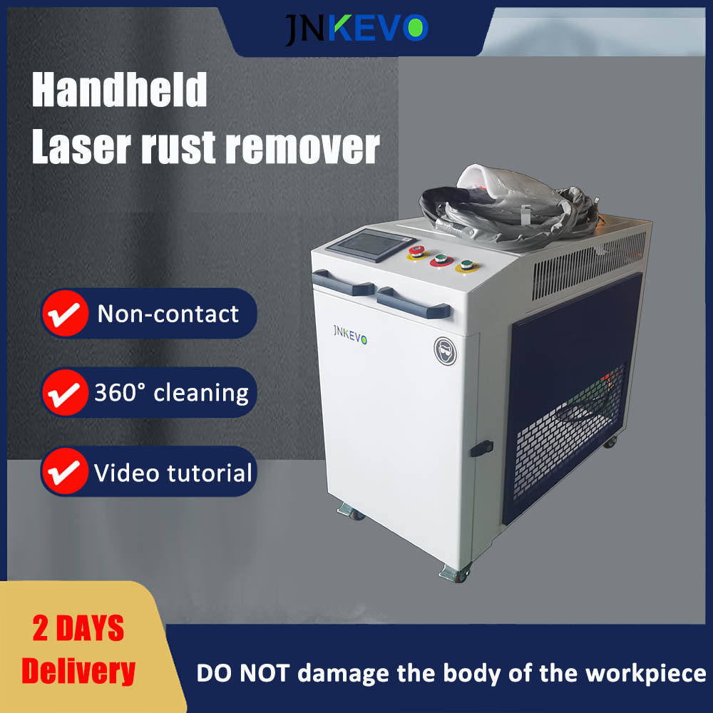 JNKEVO hand held laser rusty metal sheets cleaning 1500w removal gun for efficient clean