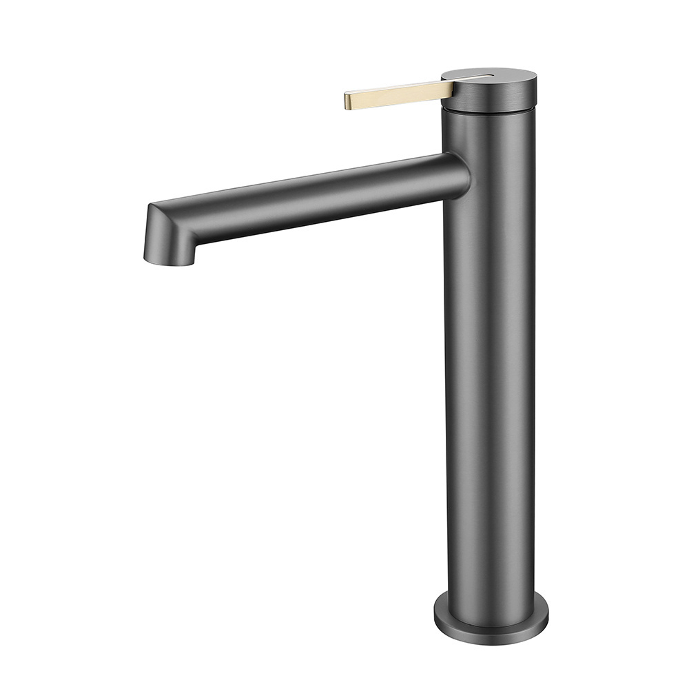 Wholesale No Dripping Custom Faucet Black Basin Mixer Faucets Low Price Bathroom Faucets