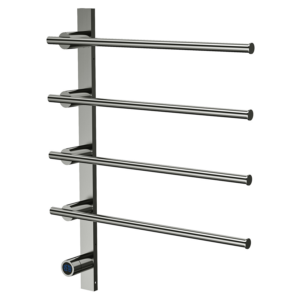 China Factory Supply High End American Style Vertical Towel Heater Rack Bathroom Shelves Wall Mounted With Towel Rack