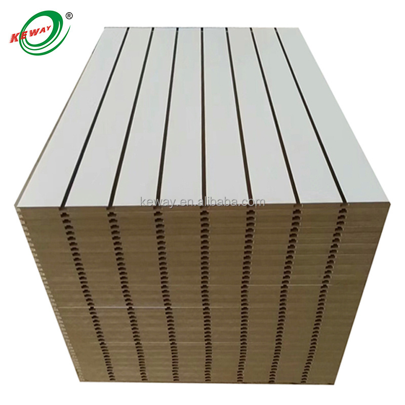 Factory 15-18mm slatwall display rack mdf decorative slatwall panels 4x8ft aluminum insert MDF slatwall panel shelve