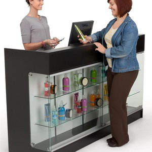 Shops Cashier Counter Table Vitrine Display Checkout Desk