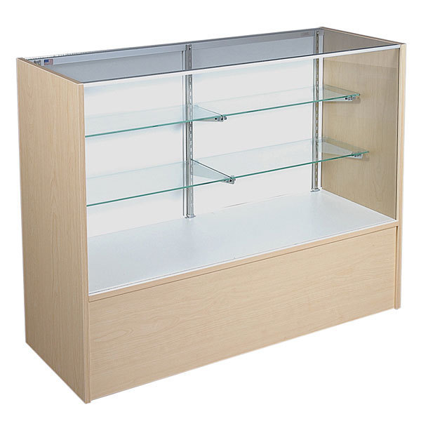 4 Foot hot sale Full vision retail store showcase glass cabinet