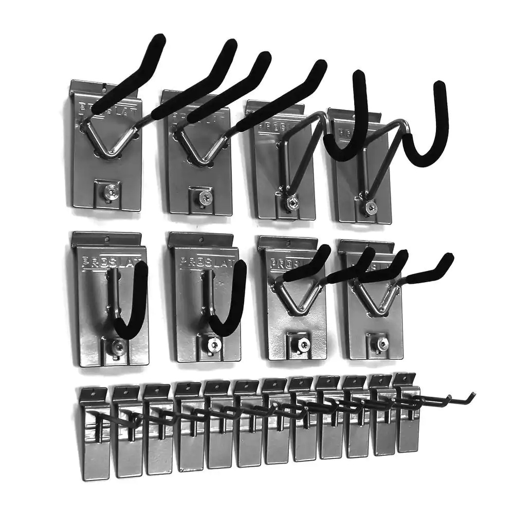 Chrome Plated Slatwall Hook Accessory Slot Wall Display Hooks Peg Hooks for Slatwall