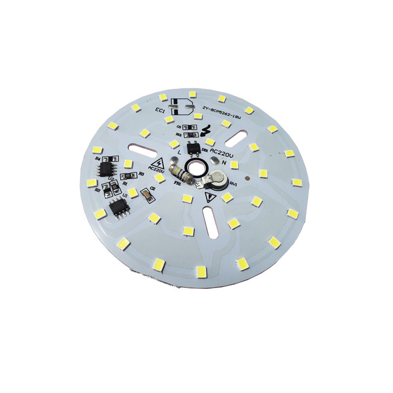 Pcb Farbrication Custom Pcba Prototype 94v0 5050 Led Round Pcb Assembly Led Smd Light Circuit Board Led Pcb