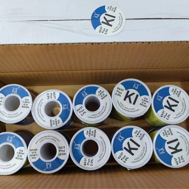 Solder Wire Tin Lead Soldering Wire with Rosin Flux Core Sn63Pb37 0.8mm 1.0mm 1.5mm 2.0mm for Electrical Soldering