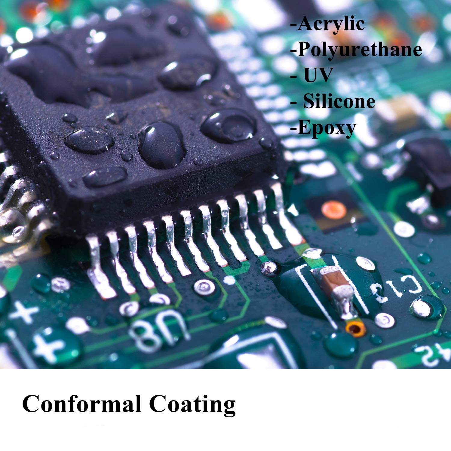 Clear PCB Protective Coating Acrylic-based Conformal Coating for PCBA Protection