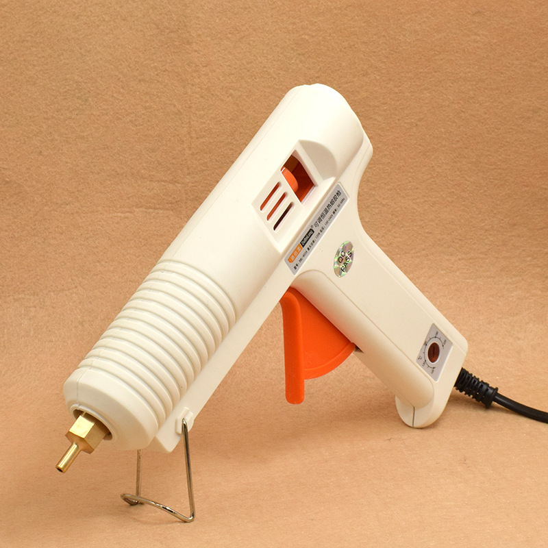 Adjustable Temperature 120W Hot Melt Glue Gun with Light High Power Industrial Glue Gun Tool