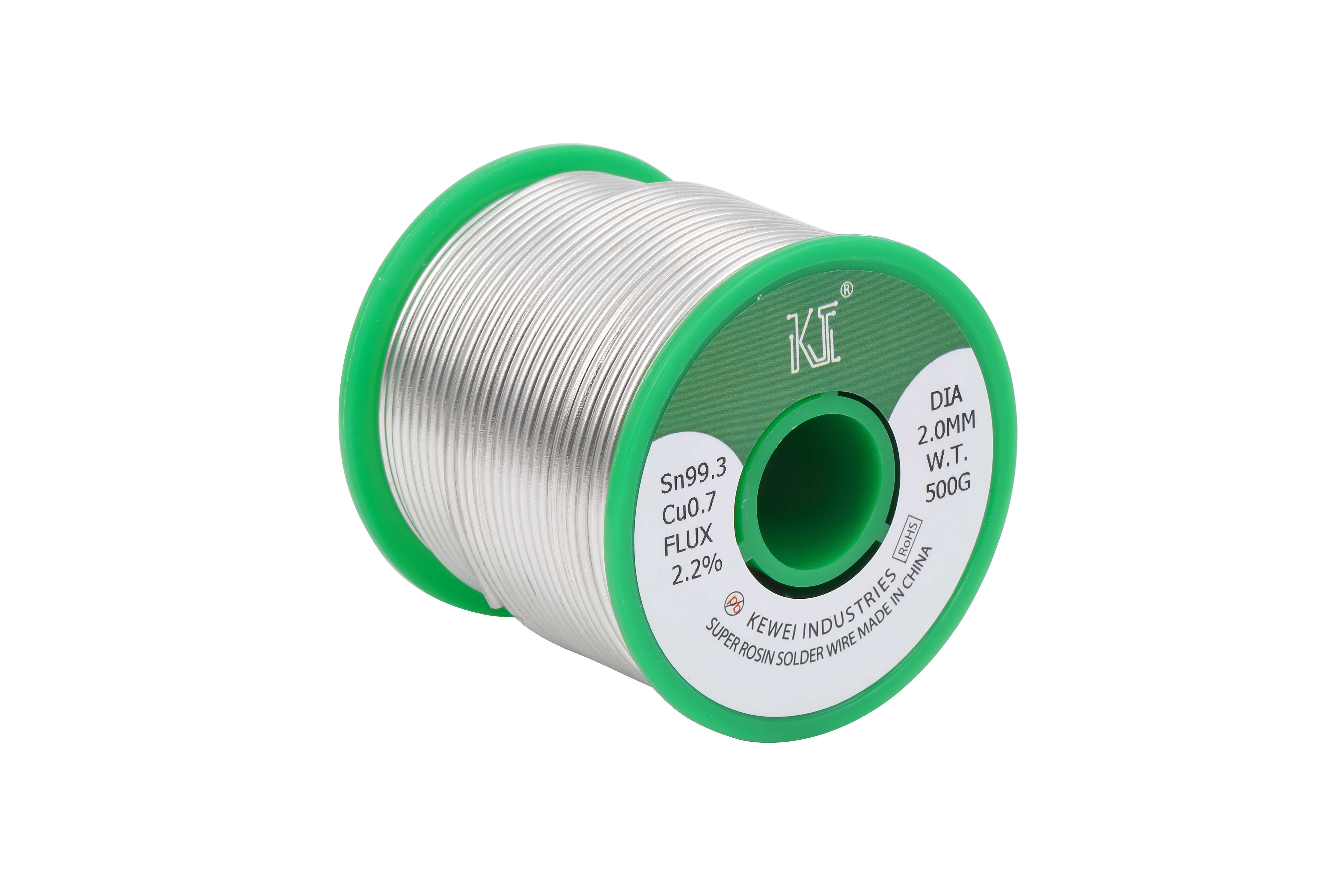 Soldering Wire 97% Tin 3% Copper Lead Free Solid Core Solder Wire Sn97Cu3 2.0mm 3.0mm