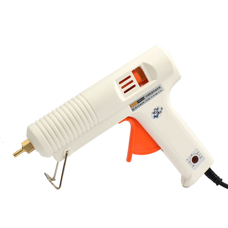 Adjustable Temperature 120W Hot Melt Glue Gun with Light High Power Industrial Glue Gun Tool