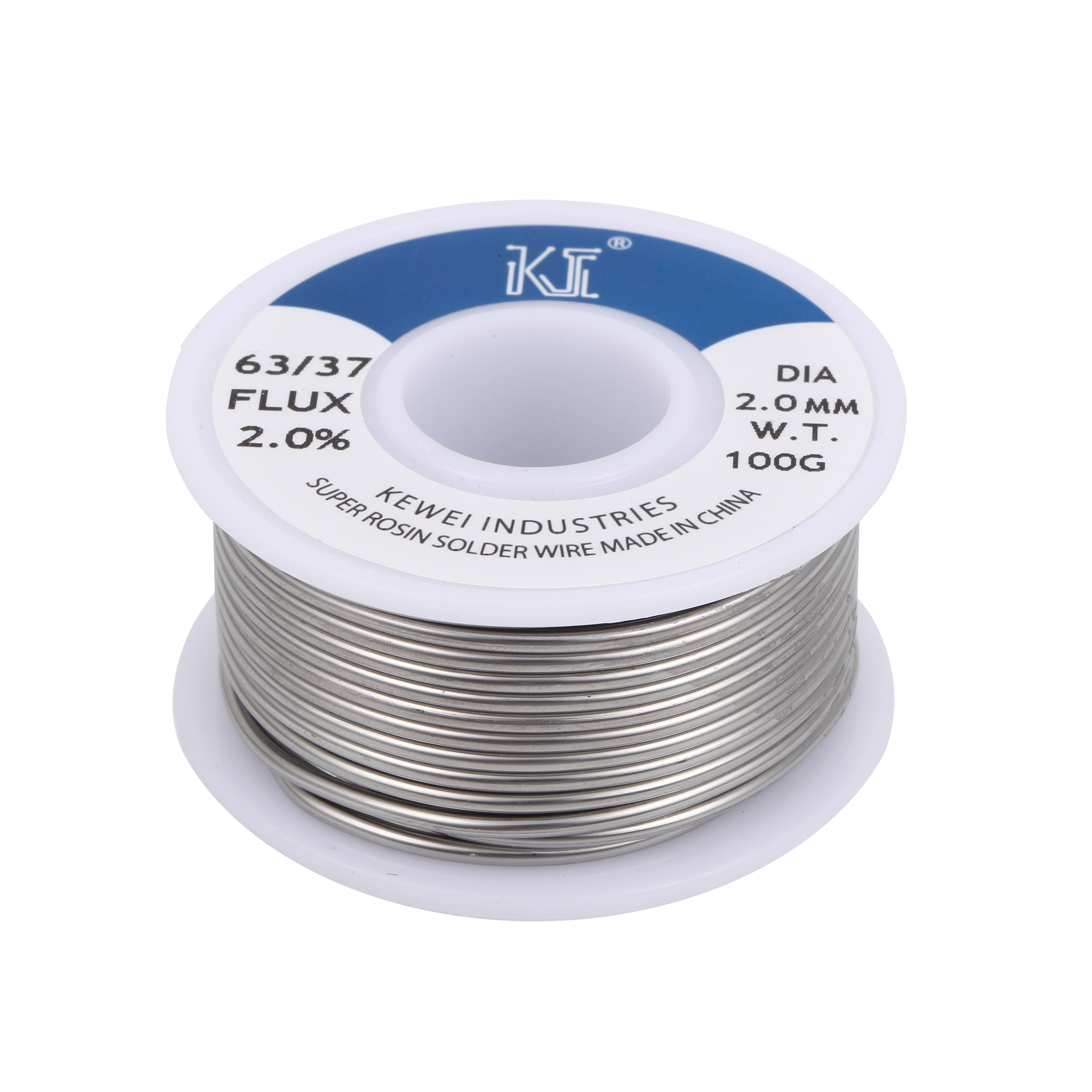 Kewei Solder Wire with Rosin Core 63/37 Sn63Pb37 0.6/0.8/1.0/2.0mm for PCB/LED Solder