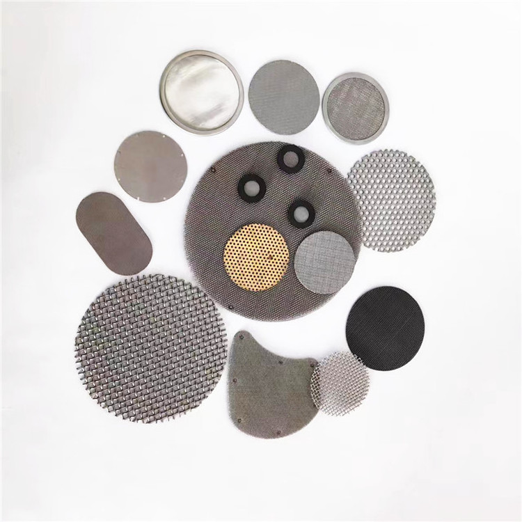 40mm 50mm 60mm diameter stainless steel 100 micron circle disc filter mesh