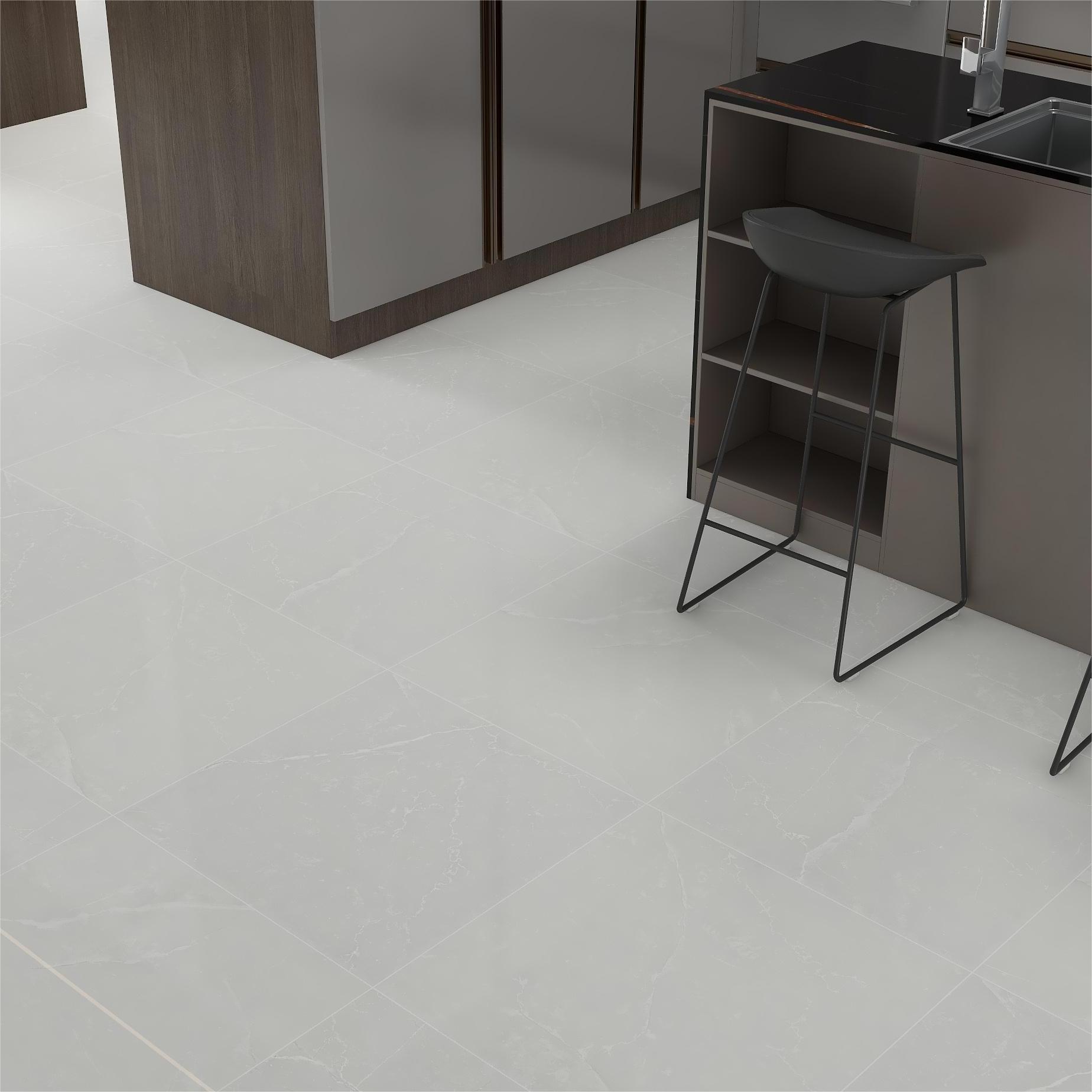 Good Quality Restaurant Kitchen Floor Polished Glazed Porcelain Tiles 60x60