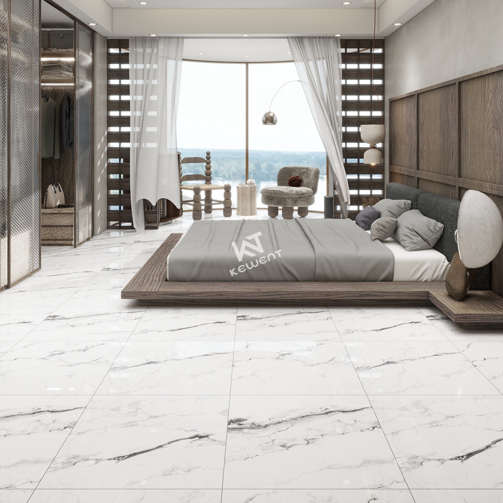 House Tiles Floor Modern Cheap Marble Look Homogenous Ceramic Floor Tiles Glossy