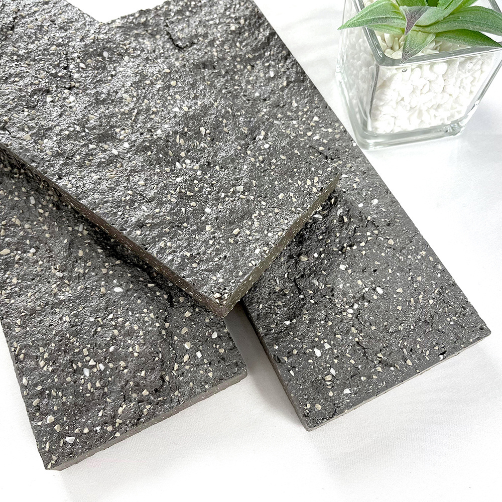 Dark Gray Ceramic For Walls Front House Cladding Stone Exterior Wall Tiles