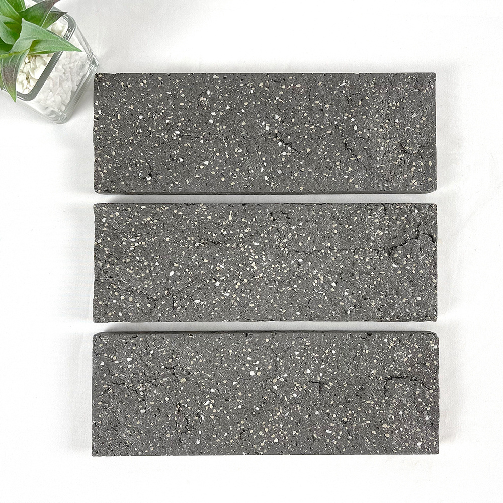 Dark Gray Ceramic For Walls Front House Cladding Stone Exterior Wall Tiles