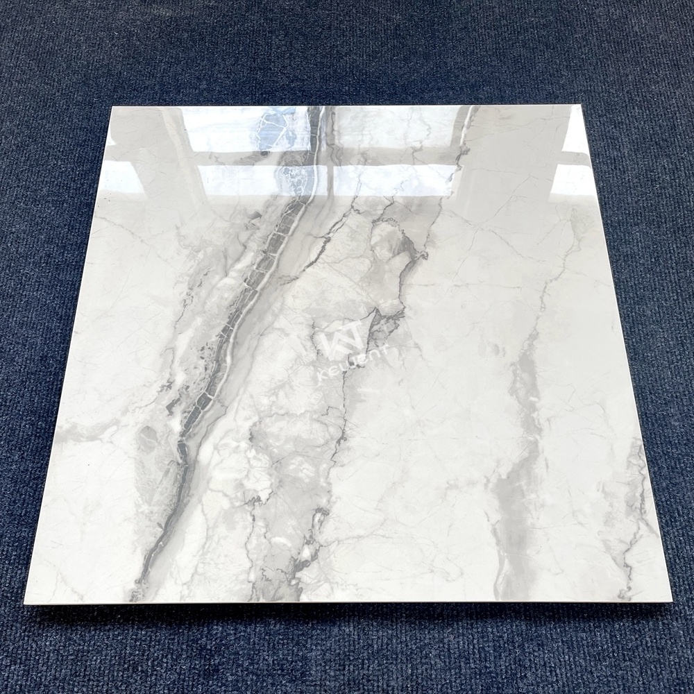 Modern White Marble Polished Porcelain Carreaux Sol 60x60 Marbre Ceramic Floor Tile