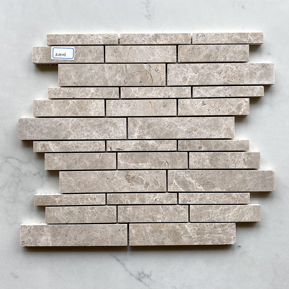 Foshan Hard Wearing Stone Mosaic Tile Backsplash For Hotel Kitchen Bathroom Project