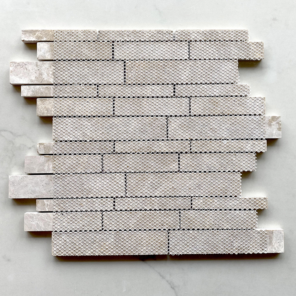 Foshan Hard Wearing Stone Mosaic Tile Backsplash For Hotel Kitchen Bathroom Project