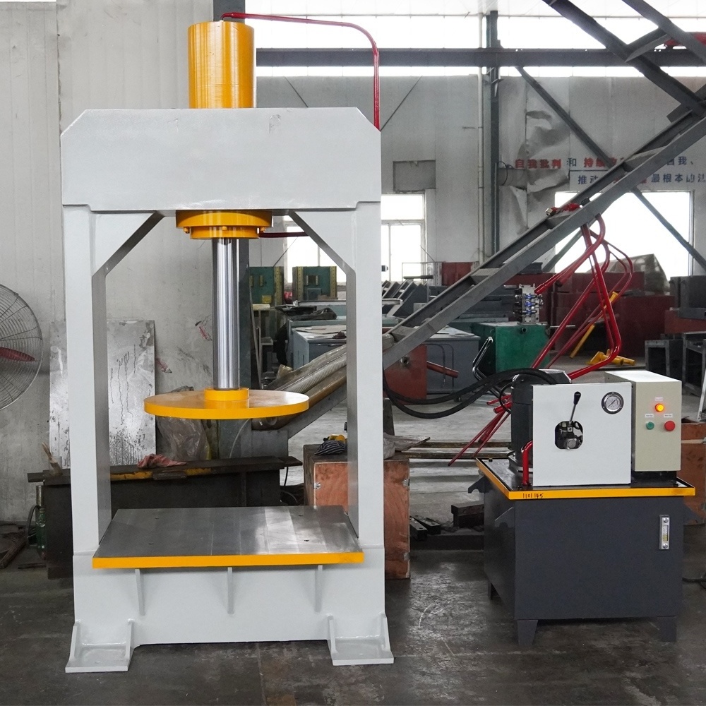 YM-100T/120T/160T/200T Press Machine Tire 200 Ton Solid Tire Hydraulic Press Machine