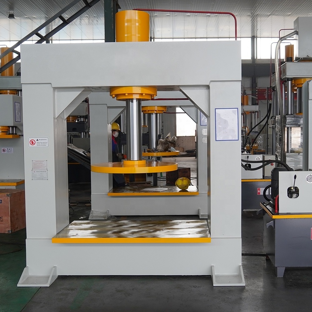 YM-100T/120T/160T/200T Press Machine Tire 200 Ton Solid Tire Hydraulic Press Machine