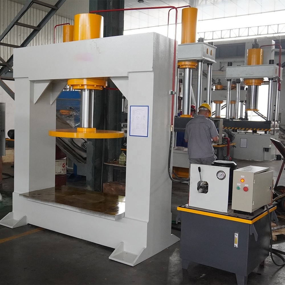 Kewosen Machinery mobile hydraulic press machine on forklift solid tire replacement changer for sale small hydraul press machine