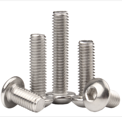 Stainless Steel Half Round Head Pan Head Hexagon Socket Screw ISO7380 Mushroom Head Umbrella Bolt