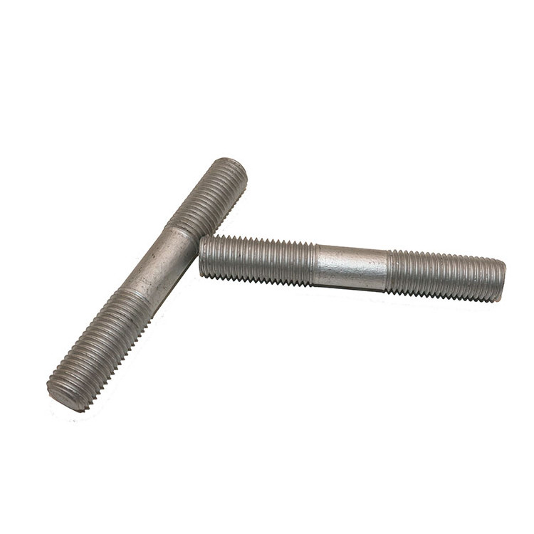 High Strength Double Head Stud DIN938 Hot-Dip Galvanized Double Ending Stud Bolts