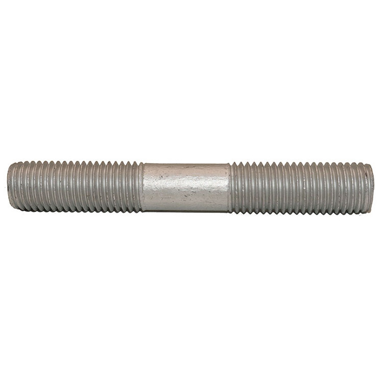 High Strength Double Head Stud DIN938 Hot-Dip Galvanized Double Ending Stud Bolts