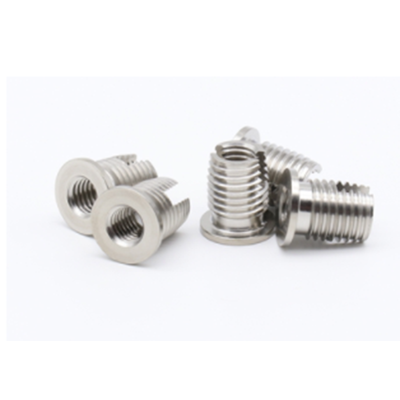 H-Type Capped Flange Type Slotted Thread Sheath Self-Tapping Stainless Steel Screw Sleeve Variable Diameter Nut