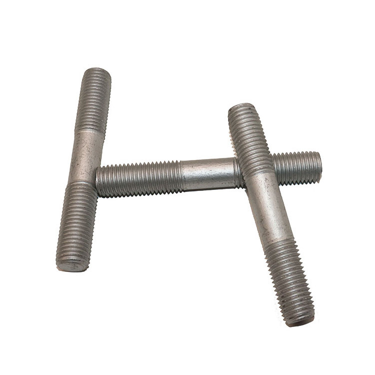 High Strength Double Head Stud DIN938 Hot-Dip Galvanized Double Ending Stud Bolts