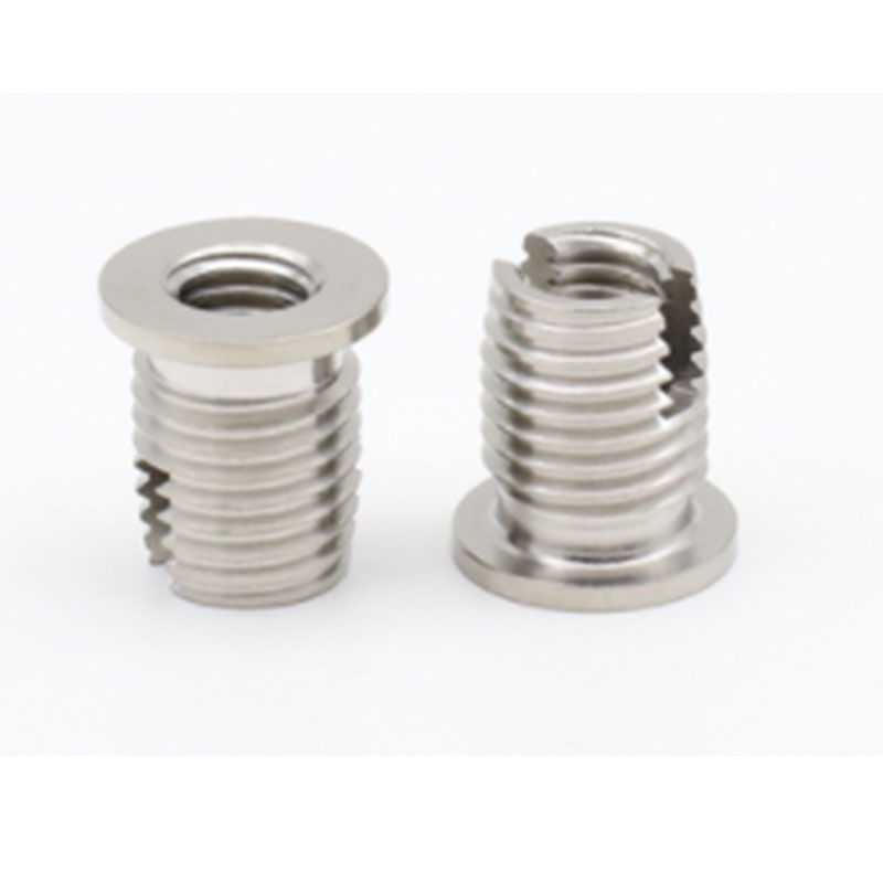 H-Type Capped Flange Type Slotted Thread Sheath Self-Tapping Stainless Steel Screw Sleeve Variable Diameter Nut