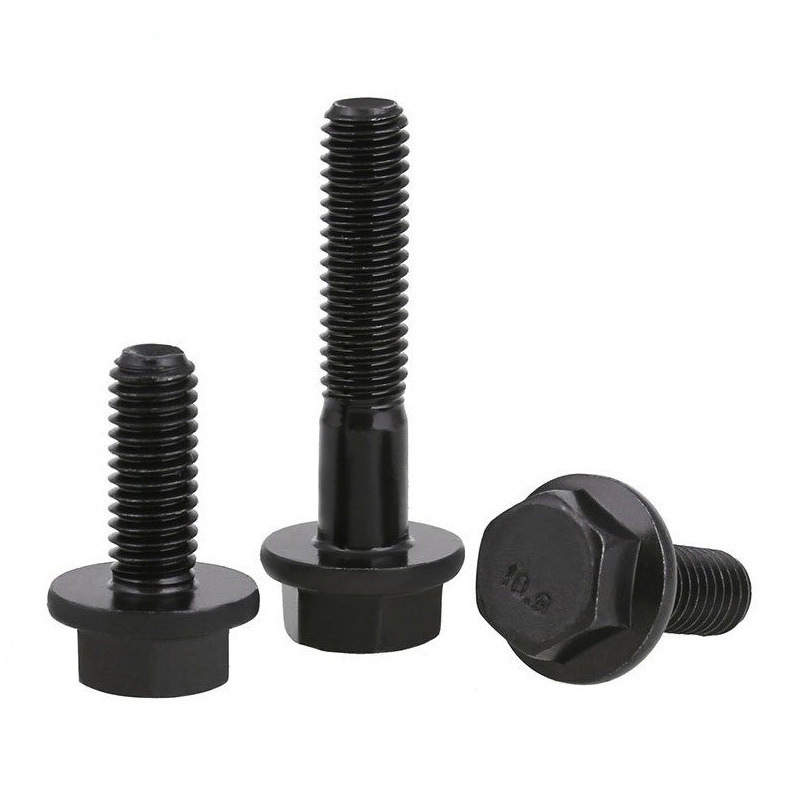 Full Thread High-Strength Flange Bolts Din6921 10.9 Level Toothed Flange Hexagonal Bolts