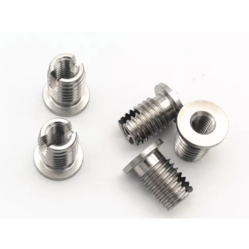 H-Type Capped Flange Type Slotted Thread Sheath Self-Tapping Stainless Steel Screw Sleeve Variable Diameter Nut