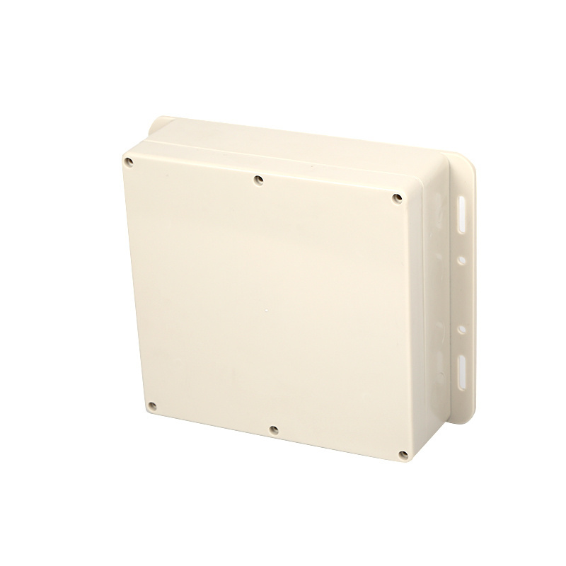 ABS waterproof electrical junction box ip65 waterproof switch enclosure with ear 228*218*80mm