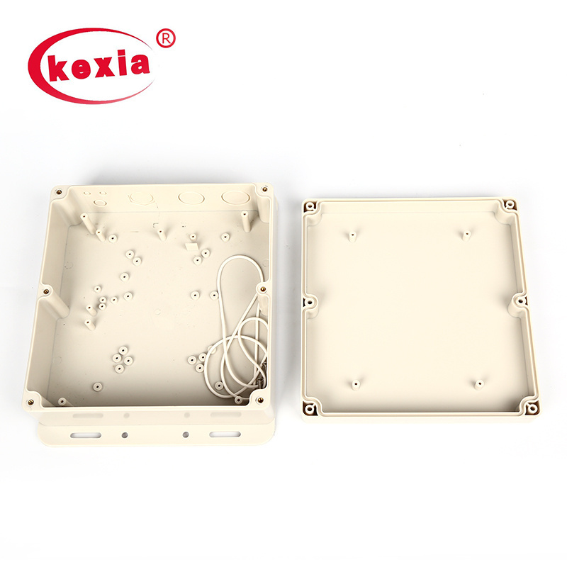 ABS waterproof electrical junction box ip65 waterproof switch enclosure with ear 228*218*80mm