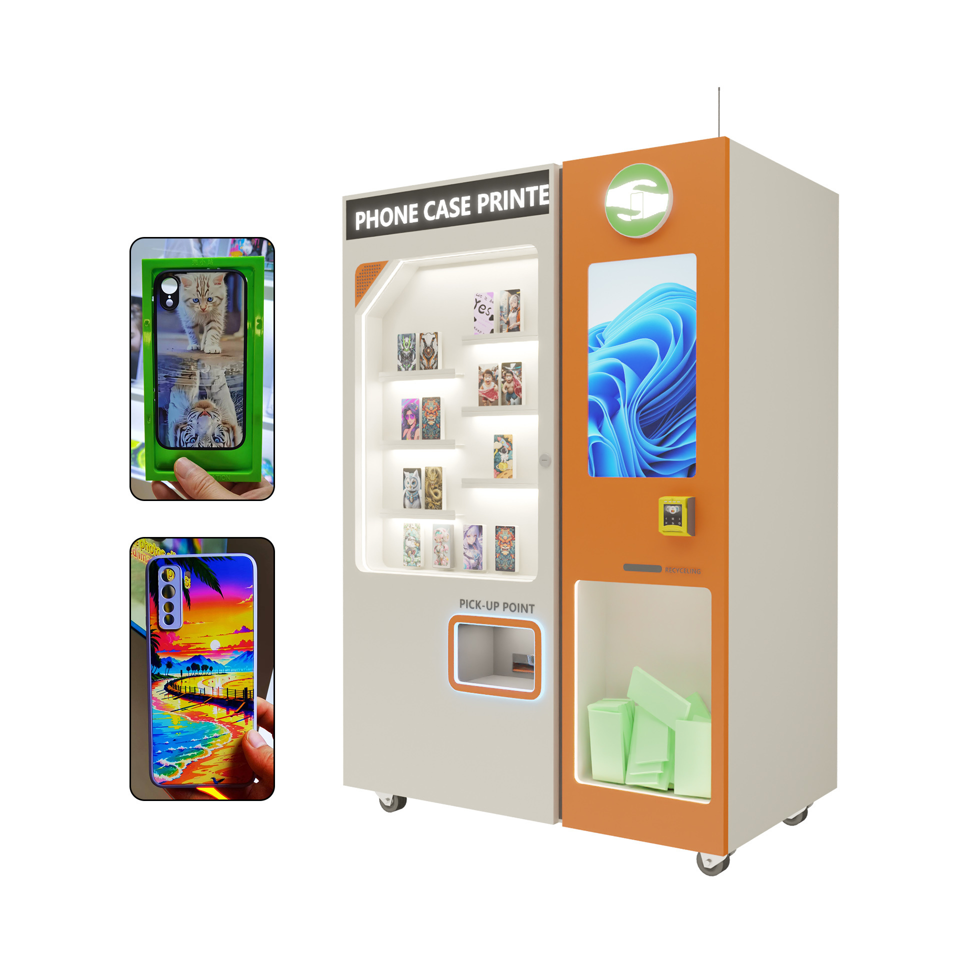 New self-service DIY upload pictures mobile phone case printer Vending machine