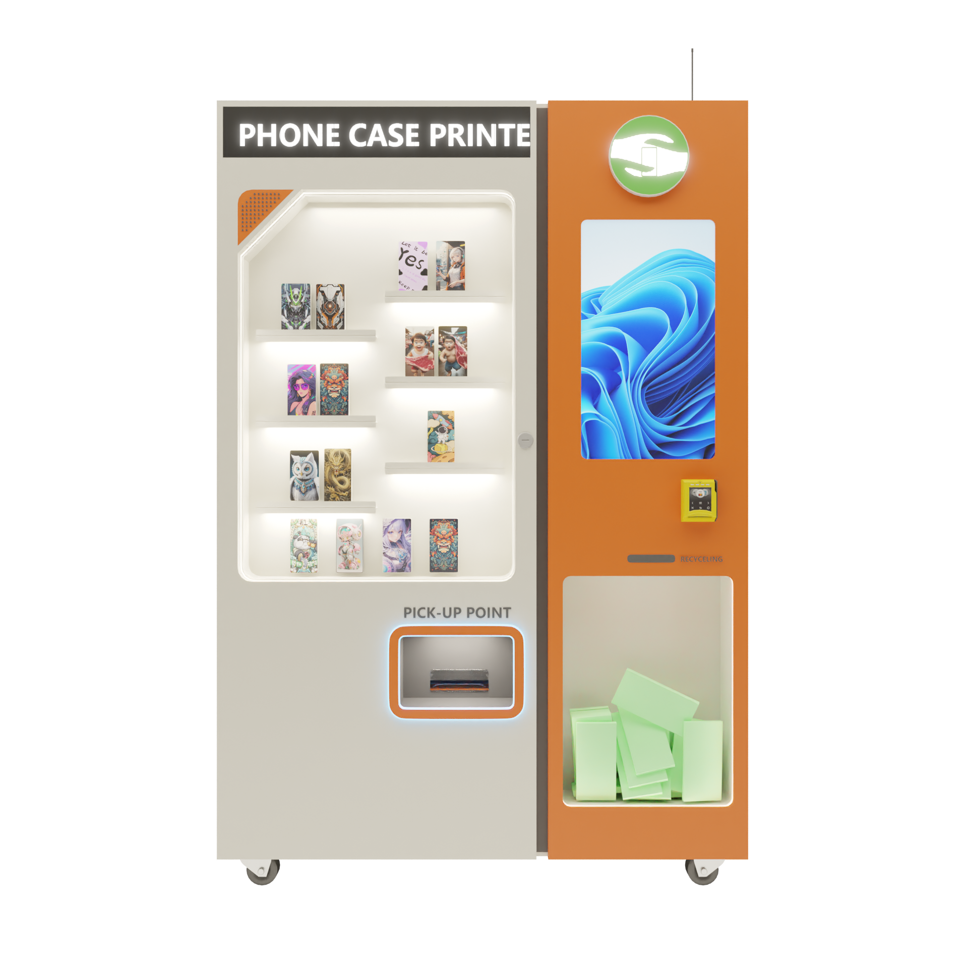 New self-service DIY upload pictures mobile phone case printer Vending machine